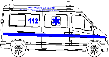Ambulância em elevação